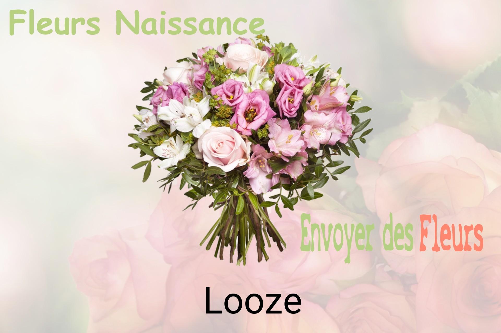 Bouquet de fleurs de naissance livré à Looze